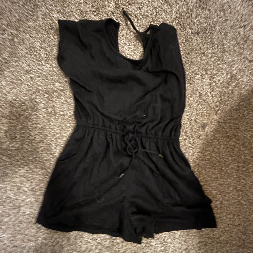 cute black comfy romper